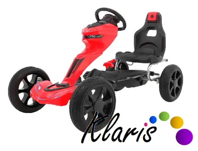 Šlapací motokára Grand Ride - červená