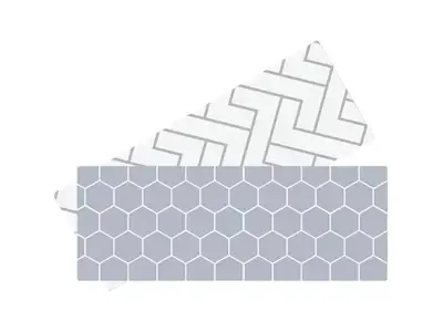 Lalalu Podložka Kichen Mat Hexagon 120 x 44 cm