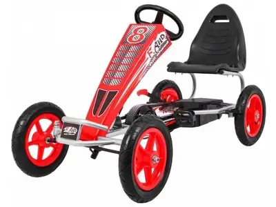 Šlapací motokára F8 - červená