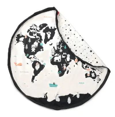 Vak na hračky/podložka na hraní Play&Go - Worldmap/stars