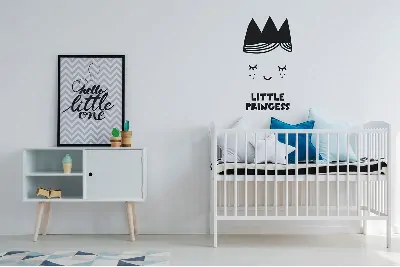 Samolepky na zeď - Little Princess Black