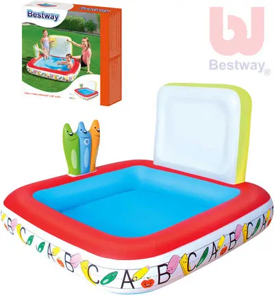 Bestway - Nafukovací hřiště+bazén+fontána+tabule