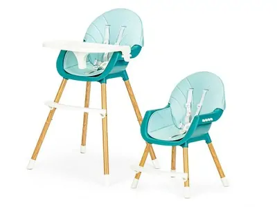 Jídelní židlička EcoToys 2v1 - Blue