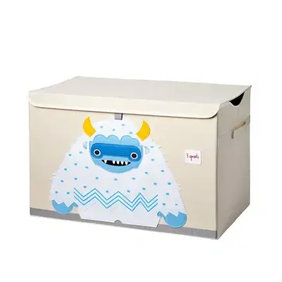 3 Sprouts Uzavíratelná bedna na hračky Yeti Blue