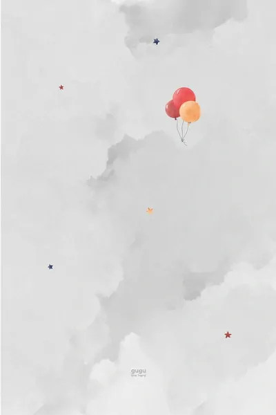 Gugu the Hero Kaučuková hrací podložka PRIME - Baloon Dream BIG