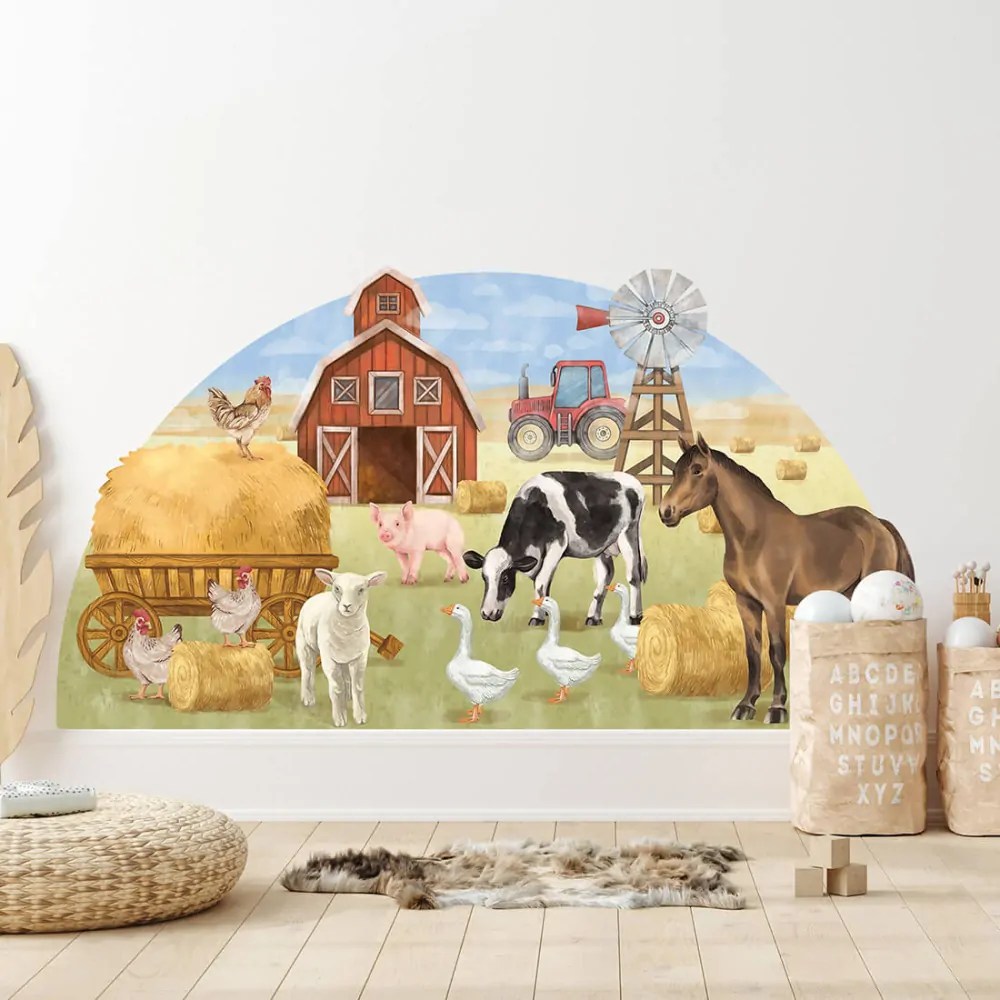 Samolepka na zeď - Farma 149 x 80 cm