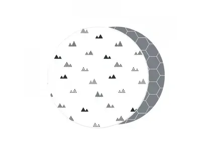 LALALU Podložka na hraní Premium Round Little Moutain, Ø 120cm