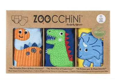 Zoocchini učící kalhotky - Set 3ks, chlapecké 3-4 roky, Jurassic