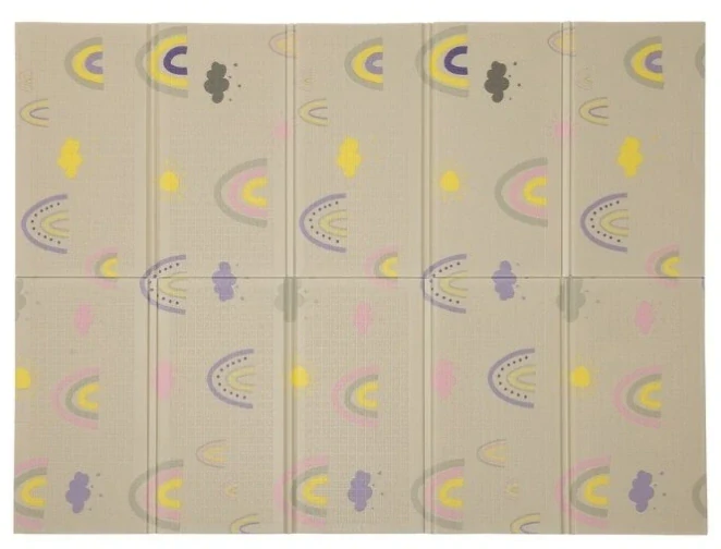 Lalalu Skládací podložka Rainbow dreams 200x150 cm