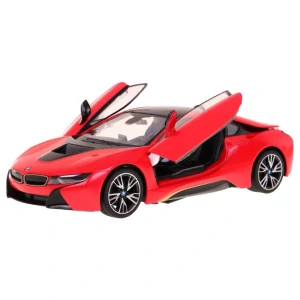 BMW i8 1:14 - červená barva, otevírací dveře na dálkové ovládání