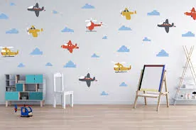 Samolepky na zeď - Letadla