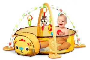 Eco Toys Hrací ohrádka s míčky - Lev