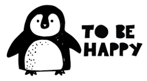 Samolepky na zeď - To be happy