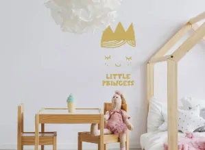 Samolepky na zeď - Little Princess Gold