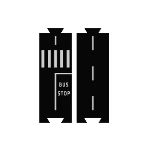 ToddleRoad - Doplňkové 2x dílky Bussstop