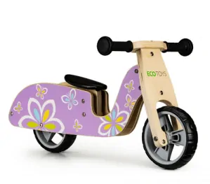 EcoToys - Dřevěné odrážedlo Butterfly