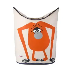 3 Sprouts Úložný koš na prádlo Orangutan