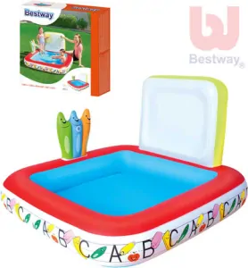 Bestway - Nafukovací hřiště+bazén+fontána+tabule