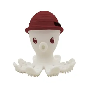 Mömbella kousátko a hračka Chobotnice - Chimney red