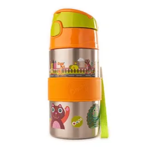 Oops Dětská láhev z nerezové oceli 400 ml - City