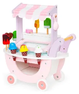 Eco Toys Didaktické chodítko - Zmrzlinový stánek
