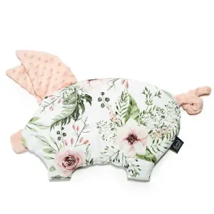 La Millou - Luxusní dětský polštářek Sleepy Pig Pillow - Wild blossom/Powder pink