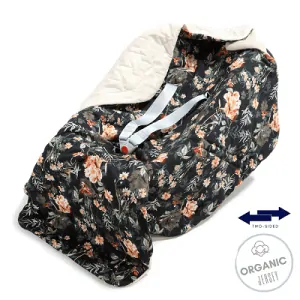 La Millou Zavinovací deka do autosedačky Blooming Boutique Noir/Velvet Rafaello