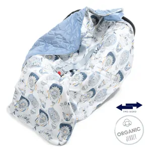La Millou Zavinovací deka do autosedačky Cappadocia dream/Velvet Dove Blue