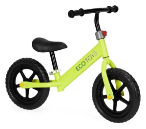 Eco Toys Dětské odrážedlo s nastavitelnou výškou sedadla - zelené