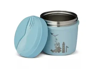 Carl Oscar Termoska na jídlo TEMP LunchJar Spirit 0,5 l - Blue/Flow