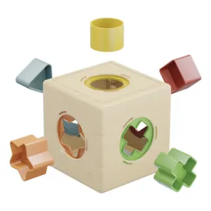 Quercetti - Vkládací kostka Kubo Shape PlayBio