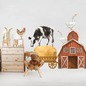 Samolepky na zeď - Farma, var. B