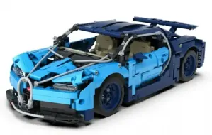Stavebnice CADA Technic - Bugatt Chiron 1:12, 1200 ks