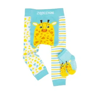 Zoocchini Legíny a ponožky - Žirafa, 6-12 měsíců