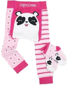 Zoocchini Legíny a ponožky - Panda, 12-18 měsíců