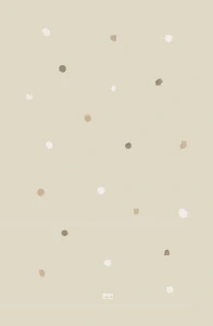 Gugu the Hero Kaučuková hrací podložka - Beige Beige Dot BIG