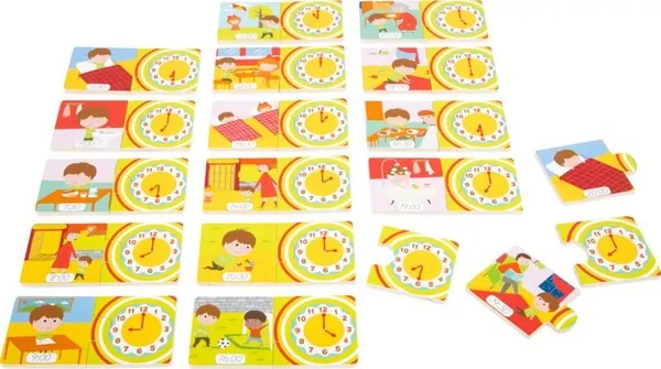 Legler - Výukové puzzle Denní činnosti a čas