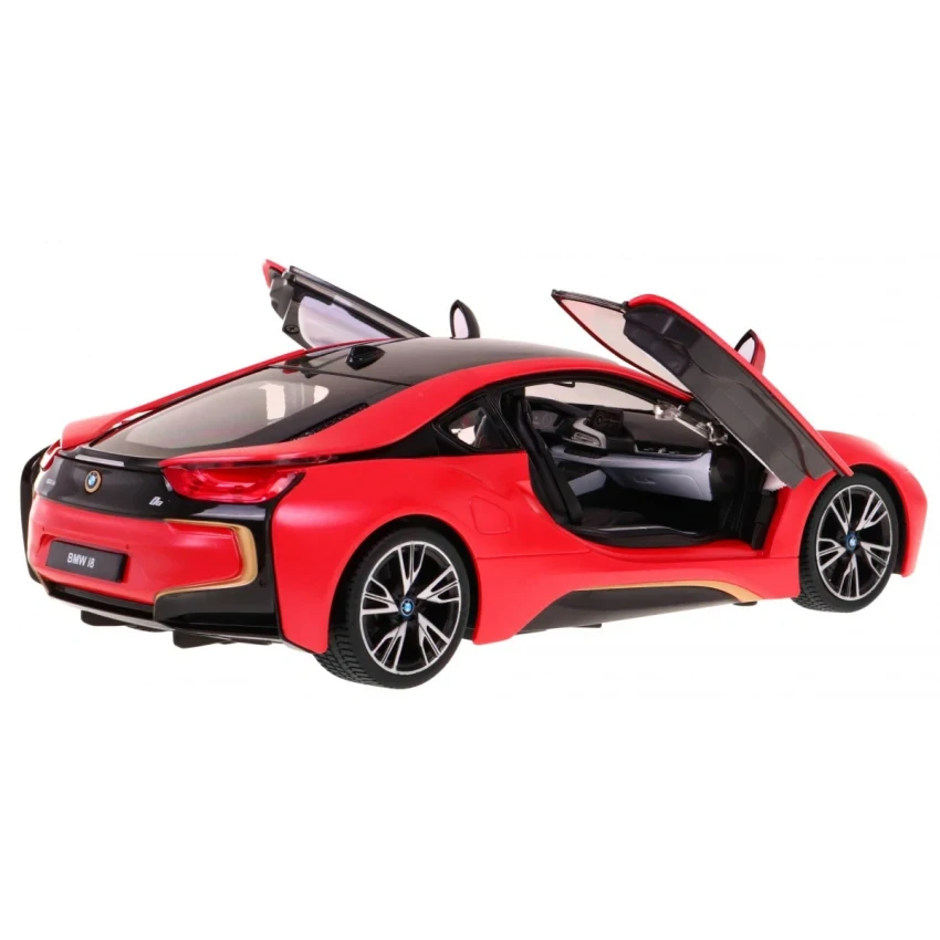 BMW i8 1:14 - červená barva, otevírací dveře na dálkové ovládání
