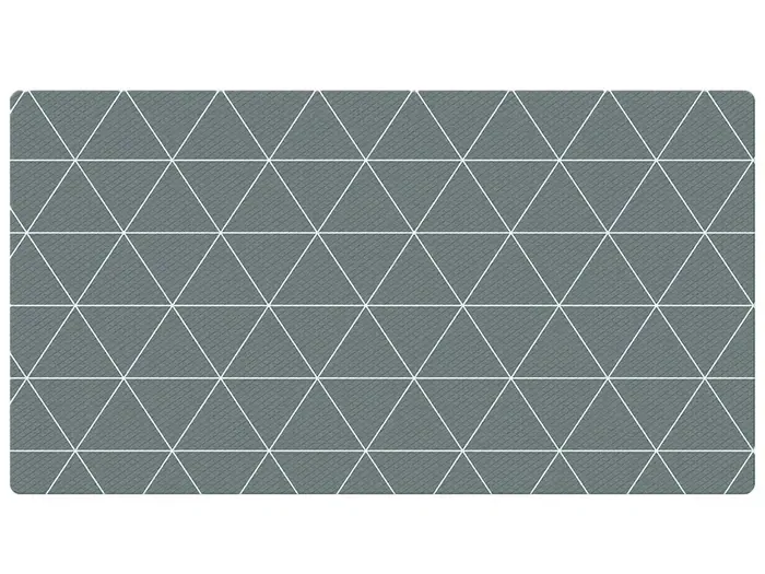 Lalalu Podložka Kichen Mat Gray star 75 x 44 cm