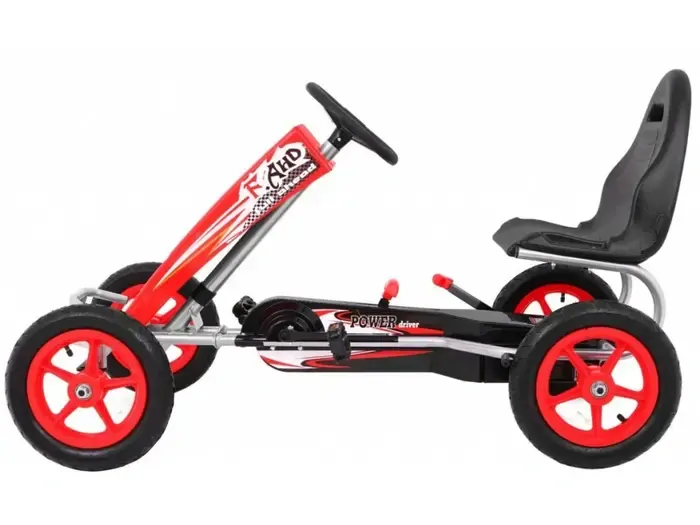 Šlapací motokára F8 - červená