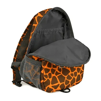 Hugger Totty Triper Dětský batoh - My Giraffe is Orange, vel. S