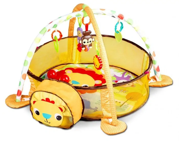 Eco Toys Hrací ohrádka s míčky - Lev