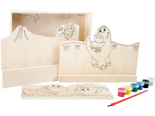Legler - Dřevěná 3D omalovánka Dinosauři II