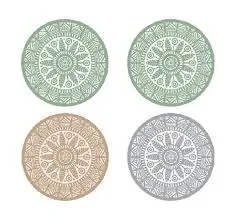 Samolepky na zeď - Boho Green Pastel