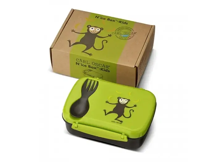 Carl Oscar Svačinový box N´ice Box s chladicí části - Lime