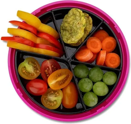 Carl Oscar Svačinový box Snack Disc - Purple