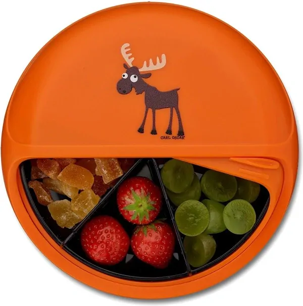 Carl Oscar Svačinový box Snack Disc - Orange