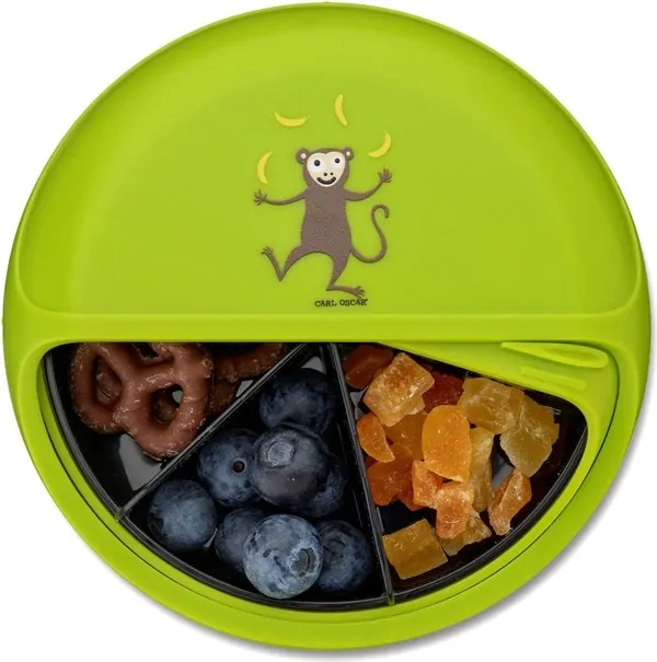 Carl Oscar Svačinový box Snack Disc - Lime