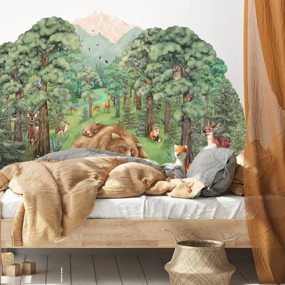 Samolepka na zeď - Les 144 x 80 cm