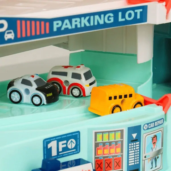 Parkovací garáž s elektrickým výtahem - Ecotoys